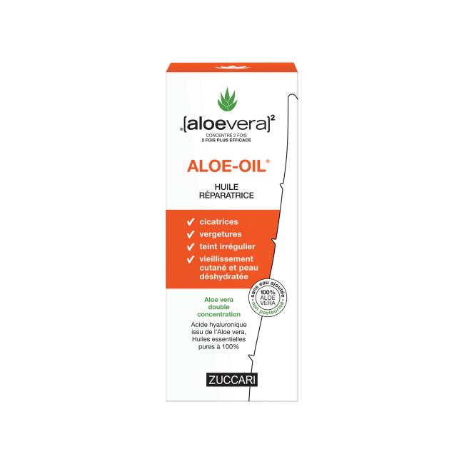 ALOE OIL HUILE REPARATRICE Flacon 50ml - boite face avant