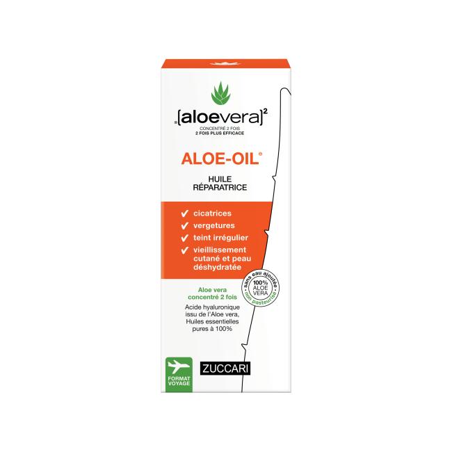 ALOE OIL HUILE REPARATRICE Flacon 50ml - boite face avant