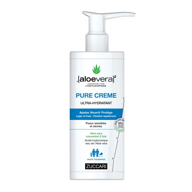PURE CREME ALOE Flacon pompe 400ml - vue avant