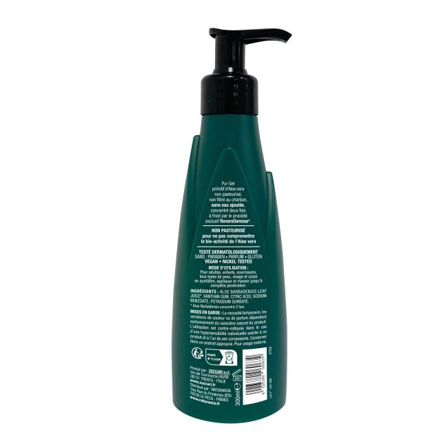 PUR GEL ALOE Flacon pompe 300ml - vue arrière